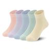 Kids Viscose Bamboo Above Ankle Socks Breathable Thin Summer Crew Comfortable Mesh Girls Boys Socks 5 Paris (US, Alpha, X-Large, Regular, Assorted1) view 1