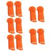 Mipcase 10pcs Reflective Skull Caps Neck Shade Cooling Outdoor Hat for Cycling Fishing Camping and Gardening Unisex Sun Orange