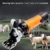 GFAZXDS Electric Sheep Shearing Clipper, Goat Shearing Machine, Professional Sheep Hair Trimmer, Flexible S (Black) view 3