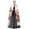 Dwrepo Cupcake And Muffin Halloween Hooded Cloak Full Length Adult Vampire Witch Cape for Halloween Cosplay Costumes view 3