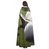 Dwrepo Golf Halloween Hooded Cloak Full Length Adult Vampire Witch Cape for Halloween Cosplay Costumes view 4