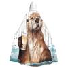 Dwrepo Sea Otter Halloween Hooded Cloak Full Length Adult Vampire Witch Cape for Halloween Cosplay Costumes view 1