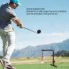 banapoy Golf Swing Trainer, Golf Practice Swing Groover and Hitting Training Aid, Ground Plugged Golf Swing Aid Practice Equipment, Adjustable Height Golf Practice Simulator for Training view 2