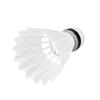 Badminton Shuttlecocks, Badminton Shuttlecocks Feather Shuttlecocks with Storage Case 6Pcs White PVC Badminton Balls Shuttlecocks Lightweight and Portable for Practice and Casual view 2