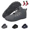 Giltpeak Barefoot Mens Wide Barefoot Mens Winter, Winter Wide Toe Barefoot Comfortable Shoes Boots, Barefoot Womens(901 gray,6Women/4Men) view 1