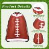 Berlune 48 Pieces Football Party Favors Drawstring Gift Bags 10 x 7 Inch Football Sports Goodie Bags Super Birthday Supplies Backpack Bulk Bowl for Gym Travel Party Storage Favors Supplies view 3