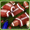 Berlune 48 Pieces Football Party Favors Drawstring Gift Bags 10 x 7 Inch Football Sports Goodie Bags Super Birthday Supplies Backpack Bulk Bowl for Gym Travel Party Storage Favors Supplies view 4