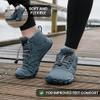 Giltpeak Barefoot Mens Wide Barefoot Mens Winter, Winter Wide Toe Barefoot Comfortable Shoes Boots, Barefoot Womens(1698 Black,6Women/4Men) view 2