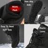 Giltpeak Barefoot Mens Wide Barefoot Mens Winter, Winter Wide Toe Barefoot Comfortable Shoes Boots, Barefoot Womens(908 Black,10.5Women/8.5Men) view 3