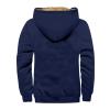RODYETQQ Sweatshirts for Men Zip Up Winter Hoodie Sherpa Lined Outwear Men Sherpa Hoodie Zipper Sweatshirts for Men Zipper Hoodie Sherpa Sherpa Lined Sweatshirt Jacket Men3-Royal Blue,5X-Large view 3