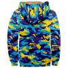 RODYETQQ Varsity Jacket Men Heavyweight Sherpa Lined Hoodie Casual Sweatshirt Big and Tall Camoflauge Jacket Camo Fleece Jacket Men Full Zip Men's Hoodies Full Zip Thermal(1-Blue,4X-Large) view 2