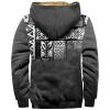 Rodyetqq Heavy Duty Long Sleeve Sweatshirt Full Zip Camo Hoodie for Men Winter - Camouflage Men's Jacket Fleece (2-Gray, Large) view 3