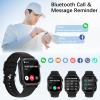 Smart Watches for Men (Answer/Make Call), Fitness Tracker with 123 Sport Modes, Heart Rate Monitor, Spo2, Step Counter, Sleep Tracker, IP68 Waterproof Sports Watch, Fitness Watch for iPhone  Android view 2
