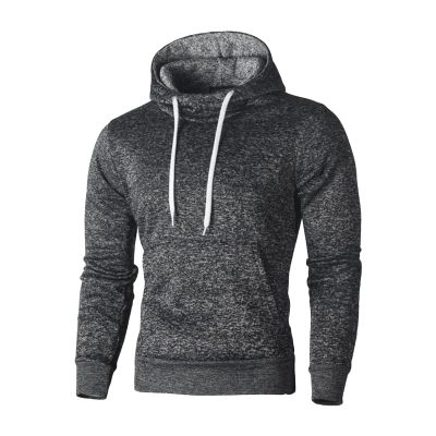 Men's Hoodie Long Sleeve Hooded Winter Drawstring Gym Thick Hooded Casual Pullover Fashion Sweatshirts with Pocket (3X-Large,Dark Grey)
