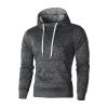 Men's Hoodie Long Sleeve Hooded Winter Drawstring Gym Thick Hooded Casual Pullover Fashion Sweatshirts with Pocket (3X-Large,Dark Grey) view 1