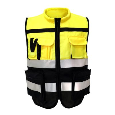 BRIGHTFUFU High Visibility Safety Vest Reflective Vest for Men Women Gear for Construction Running Biking