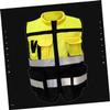 BRIGHTFUFU High Visibility Safety Vest Reflective Vest for Men Women Gear for Construction Running Biking view 2