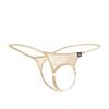 Kweltzeit Men's Thong Underwear G-string Mens Open Front Underwear Thong Sexy Men's Lingerie Beige view 4