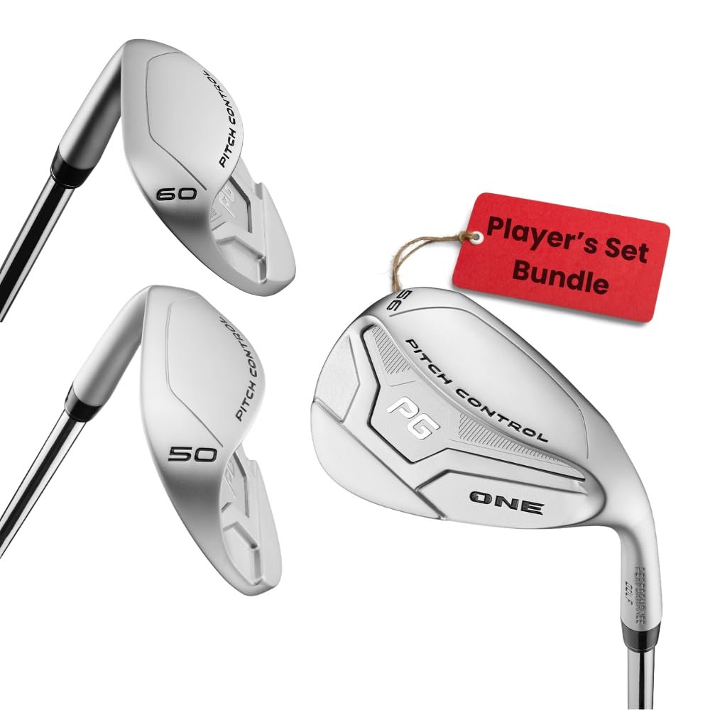 Performance Golf ONE Wedges I Accelerates The Club Through Any Lie I 50, 56, & 60 Degree Wedges (All RH)