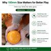 BALAVIC Bocce Ball Set - 100mm Resin, Pallino, Carry Bag & Measuring Tape view 2
