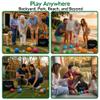 BALAVIC Bocce Ball Set - 100mm Resin, Pallino, Carry Bag & Measuring Tape view 3