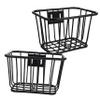 BESPORTBLE 2pcs Portable Metal Bicycle Basket Detachable Bike Storage Holder for Easy Installation Design for Boys and Girls Bikes and Vegetable Transport view 1