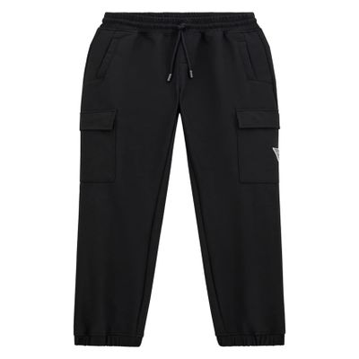 GUESS Boys Soft Shell Pants, Jet Black, 10