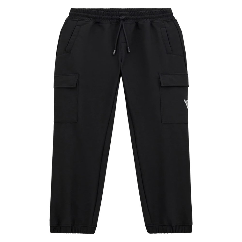 GUESS Boys Soft Shell Pants, Jet Black, 10