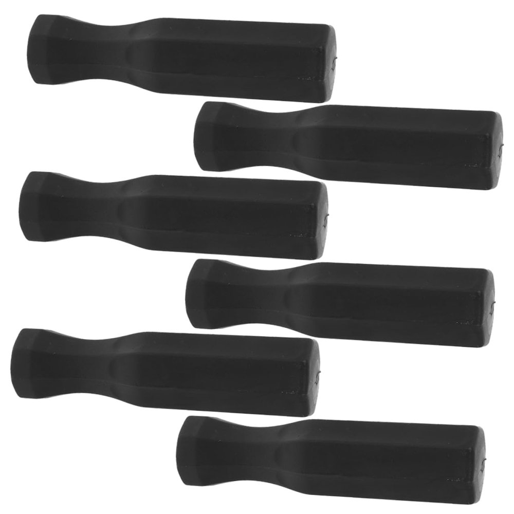 Toddmomy 6pcs Professional Table Football Machine Handles Easy to Install Foosball Grip Parts for Enhanced and Convenient Replacement