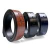 3515202 Reversible Belt Strap Without Buckle Replacement Genuine Leather Dress Belt Strap 1-3/8"(35mm) wide (Black/Black, 32) view 3