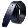 3515202 Reversible Belt Strap Without Buckle Replacement Genuine Leather Dress Belt Strap 1-3/8"(35mm) wide (Black/Navy, 36) view 1