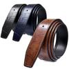 3515202 Reversible Belt Strap Without Buckle Replacement Genuine Leather Dress Belt Strap 1-3/8"(35mm) wide (Black/Brown, 44) view 2