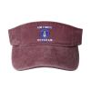 TANGZHONGK United States Air Force Veteran Sport Sun Visor Hats Adjustable Empty Top Baseball Cap Denim Cap Black view 2