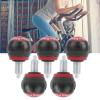 M16 Pull Pin Spring Pins, Fitness Pop Pull Pin, Pull Pin Spring Knob Replacement Parts, Knob Release Synthetic Cardboard Handle Exercise Spare Accessory for Home Fitness Exercise (Black Red) view 2