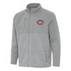 Antigua Men's Gray Chicago Bears Daily Fused Full-Zip Jacket view 1