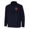 Antigua Men's Navy Chicago Bears Daily Fused Full-Zip Jacket view 1