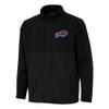 Antigua Men's Black Buffalo Bills Daily Fused Full-Zip Jacket view 1