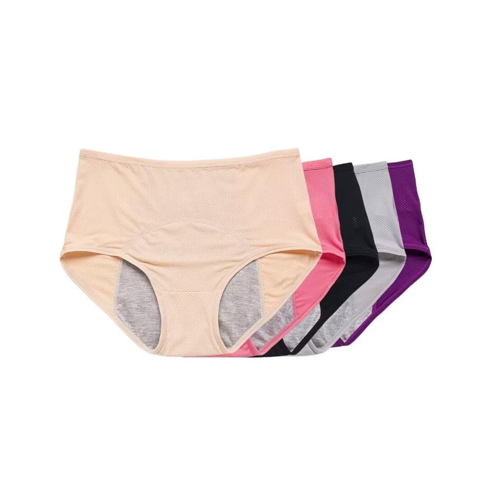 Anomocia 5Pcs Reusable Ladies Underwear Plus Size Panties for Women Over 60s