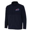 Antigua Men's Navy Buffalo Bills Daily Fused Full-Zip Jacket view 1