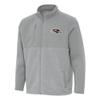 Antigua Men's Gray Baltimore Ravens Daily Fused Full-Zip Jacket view 1