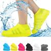 WINLDKFER Rain Boot Covers, Thickened Anti-Slip wear-Resistant Silicone Shoe Covers, Short-Barrel Portable Pocket Shoe Covers, Outdoor Men's and Women's Waterproof Shoe Covers view 1