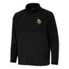 Antigua Men's Black Minnesota Vikings Daily Fused Full-Zip Jacket view 1