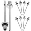 LALADEFIEE 20pcs Metal Inflation Needles for Sports Balls Basketball and Soccer Pump Needles Multi-Function Inflating Tool for Bicycles and Inflatables view 1