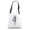 Ballet Dancer Zebra Ballerina Dance Women Girls Animal print Tote Bag view 1