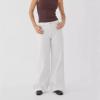 Womens Straight Wide Leg Jeans Low Rise Baggy Y2K Boyfriend Jeans Streetwear Loose Fit Skateboard Denim Pants White view 3