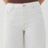 Womens Straight Wide Leg Jeans Low Rise Baggy Y2K Boyfriend Jeans Streetwear Loose Fit Skateboard Denim Pants White view 4