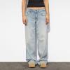 Womens Straight Wide Leg Jeans Low Rise Baggy Y2K Boyfriend Jeans Streetwear Loose Fit Skateboard Denim Pants view 3