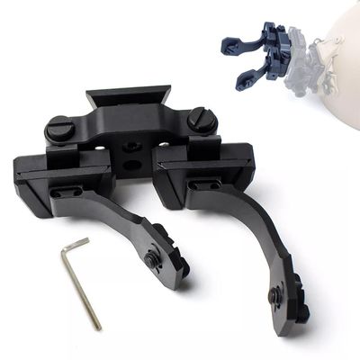 okyass Dual PVS14 Night Vision Bridge Mount NVG J Arm Helmet Mount for Binocular Anodized Metal