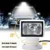 TANFEI Remote Control Spotlight for Boat Truck Car Marine Yacht, 1 PACK Searchlight 100W White Waterproof 360 Degree Rotate Omnibearing Lighting (24V) view 4