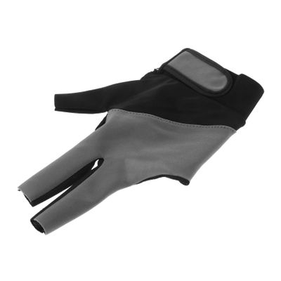 BESPORTBLE 2pcs Professional Billiards Glove Breathable and Three-Finger Pool Cue Glove for Left Hand Wear-Resistant Design for Snooker and Cue Sports Unisex Red
